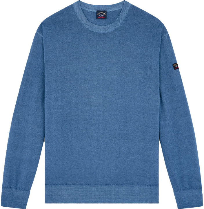 PULL RAS DU COU EN LAINE