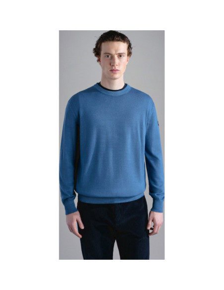 PULL RAS DU COU EN LAINE