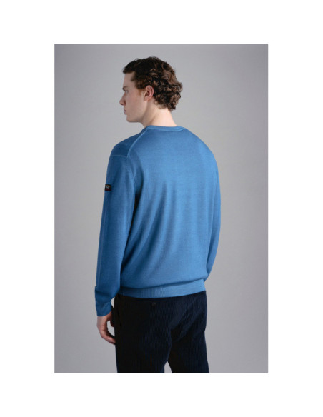 PULL RAS DU COU EN LAINE