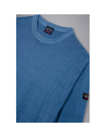 PULL RAS DU COU EN LAINE