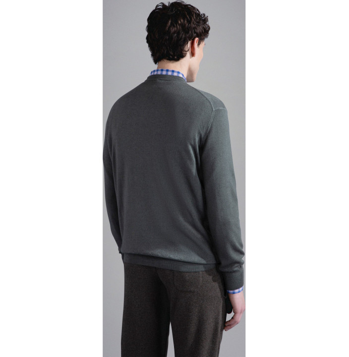 PULL RAS DU COU EN LAINE