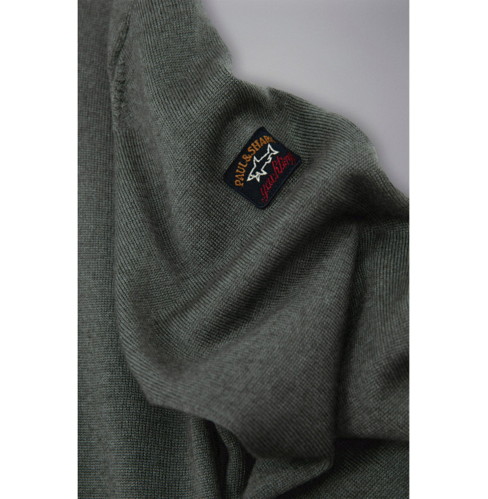 PULL RAS DU COU EN LAINE