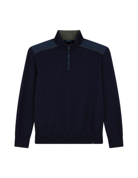 MAGLIA HALF ZIP IN LANA SOFT COOL TOUCH CON TYPHOON PLATINUM