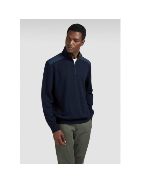 MAGLIA HALF ZIP IN LANA SOFT COOL TOUCH CON TYPHOON PLATINUM