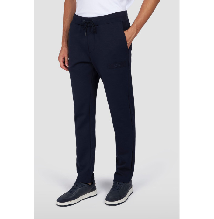 JOGGERS IN COTONE XSOFT FLEECE CON RICAMO