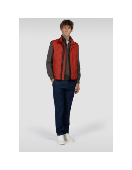 MAGLIA HALF ZIP IN MERINO EXTRAFINE CON SHARK TAG