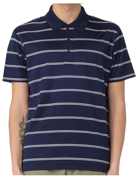 SHARK TAG DOUBLE MERCERISED JERSEY COTTON POLO SHIRT