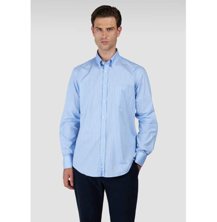 CAMICIA IN TWILL DI COTONE