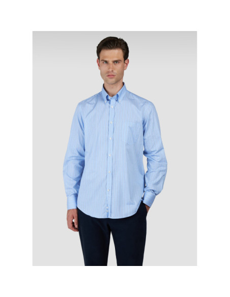 CAMICIA IN TWILL DI COTONE