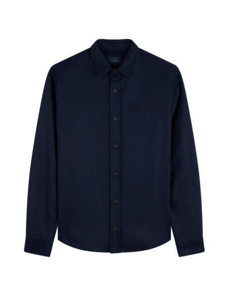 OVERSHIRT IN LANA CON NASTRO RICAMATO