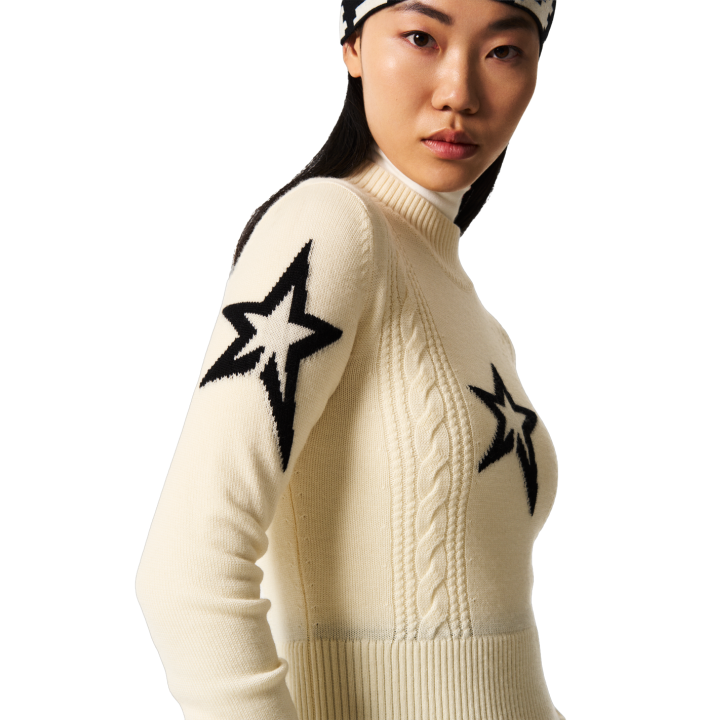 CABLE UNDERWEAR SWEATER