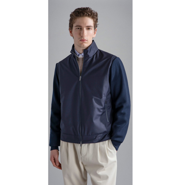 MEN'S ZIPPED PULLOVER    