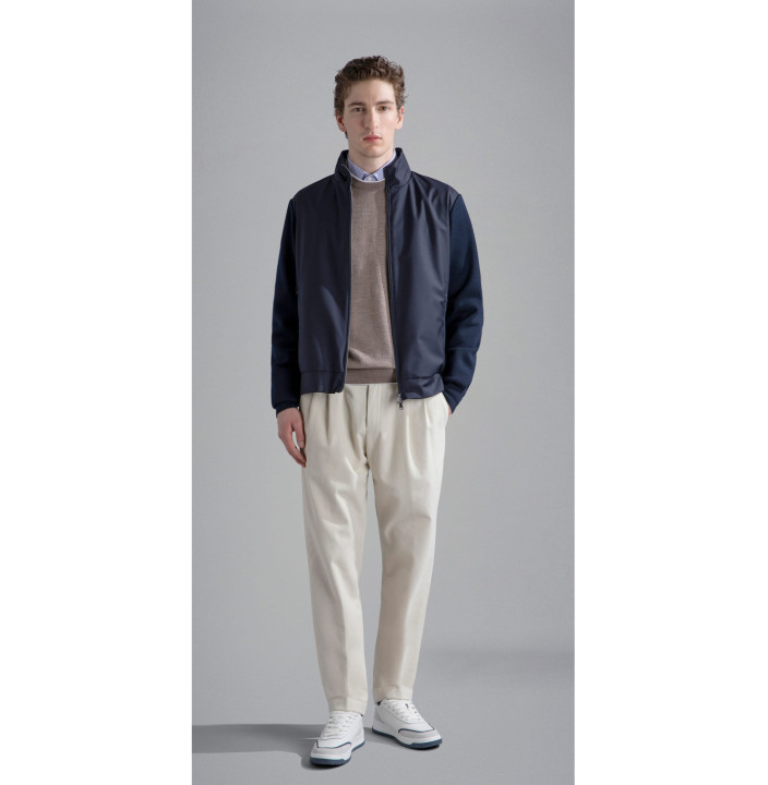 MEN'S ZIPPED PULLOVER    