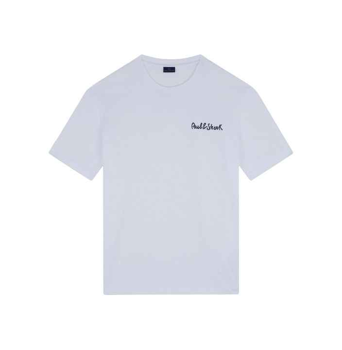 PRINTED PAUL&SHARK COTTON JERSEY T-SHIRT