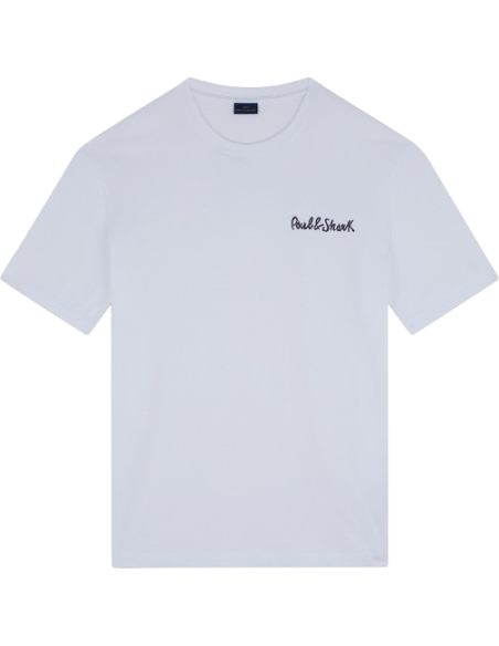 PRINTED PAUL&SHARK COTTON JERSEY T-SHIRT