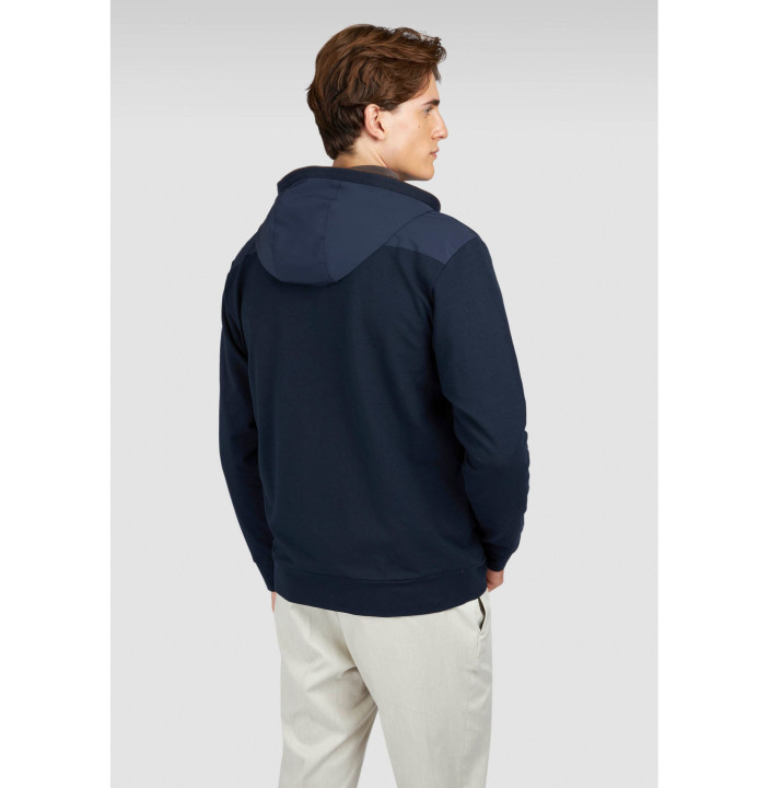 FULL ZIP IN COTONE XSOFT FLEECE CON SHARK TAG