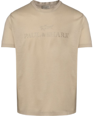 EMBROIDERED LOGO RIVIERA XSOFT COTTON JERSEY T-SHIRT