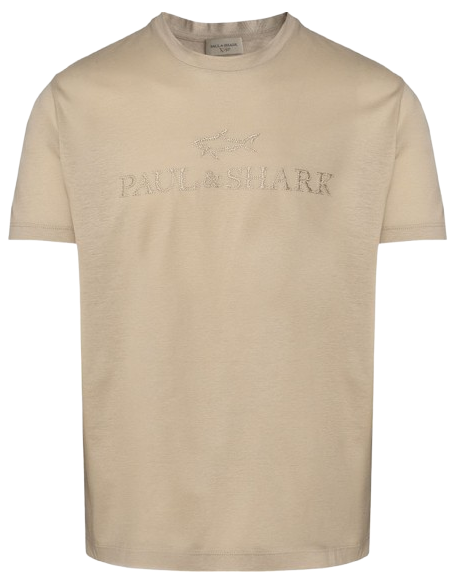 EMBROIDERED LOGO RIVIERA XSOFT COTTON JERSEY T-SHIRT