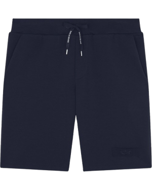 EMBROIDERED SHARK ACTIVE FLEECE COTTON BERMUDA