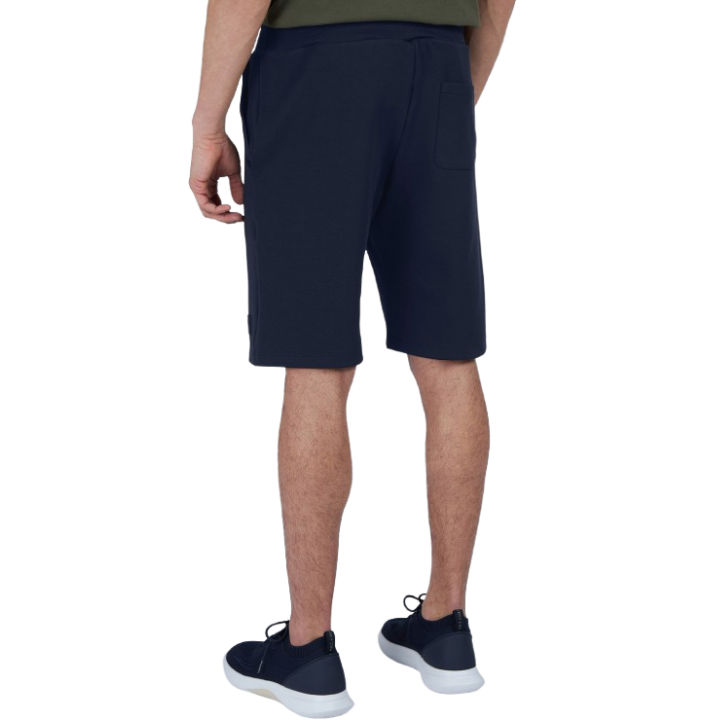 EMBROIDERED SHARK ACTIVE FLEECE COTTON BERMUDA