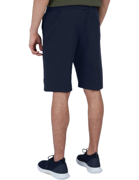 EMBROIDERED SHARK ACTIVE FLEECE COTTON BERMUDA