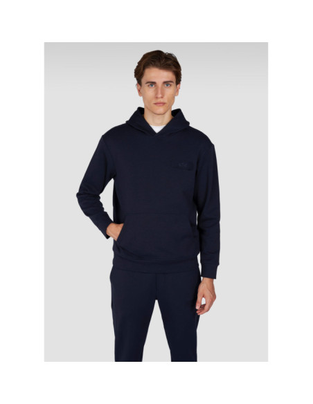 HOODIE IN COTONE XSOFT FLEECE CON RICAMO