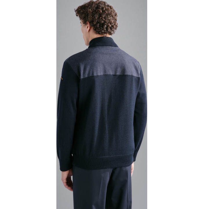 MEN'S ZIPPED PULLOVER    