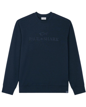 RIVIERA EMBROIDERED LOGO XSOFT FLEECE COTTON SWEATSHIRT