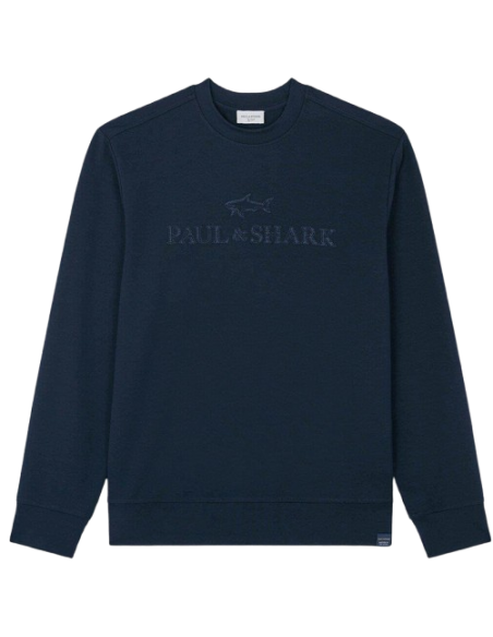 RIVIERA EMBROIDERED LOGO XSOFT FLEECE COTTON SWEATSHIRT