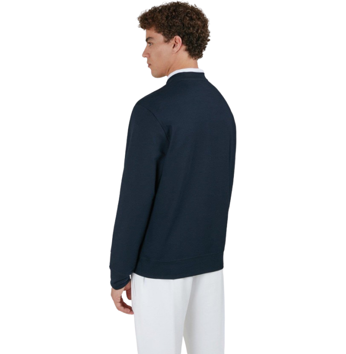 RIVIERA EMBROIDERED LOGO XSOFT FLEECE COTTON SWEATSHIRT