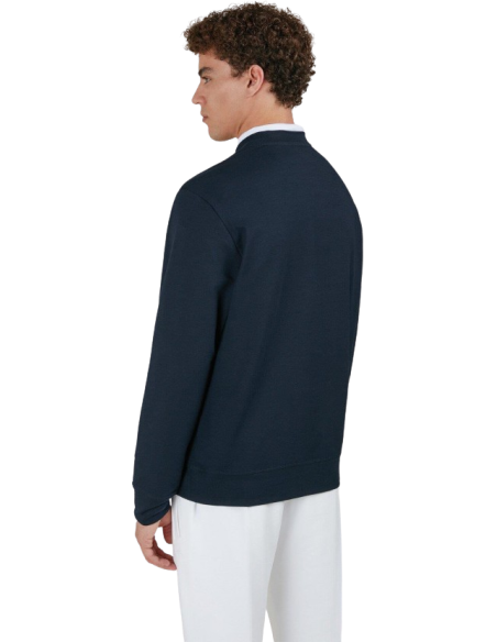 RIVIERA EMBROIDERED LOGO XSOFT FLEECE COTTON SWEATSHIRT