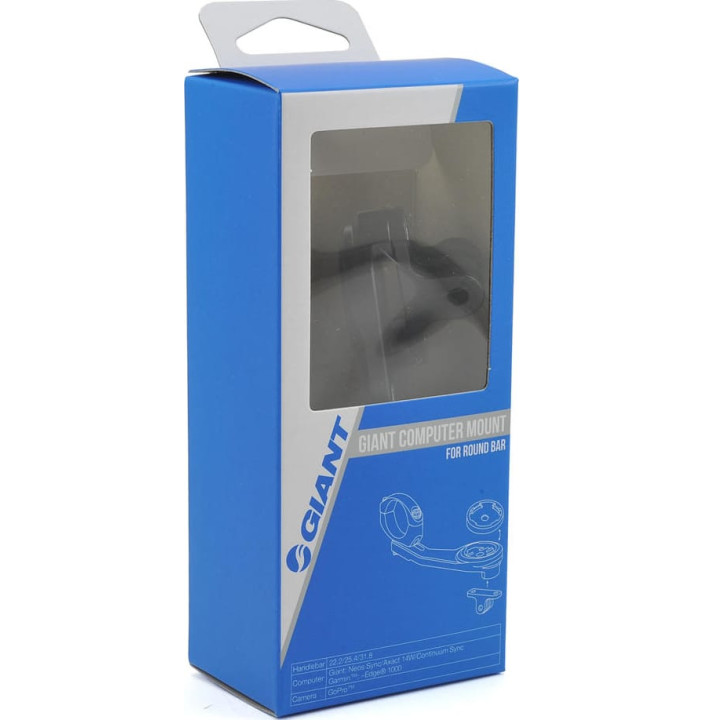 COMPUTER AND GOPRO COMBO MOUNT FOR ROUND BAR