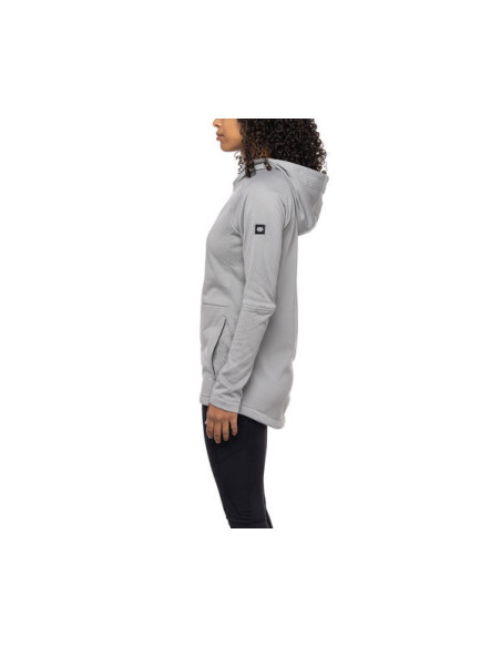 WOMEN MISSION GRID FLEECE HOODY