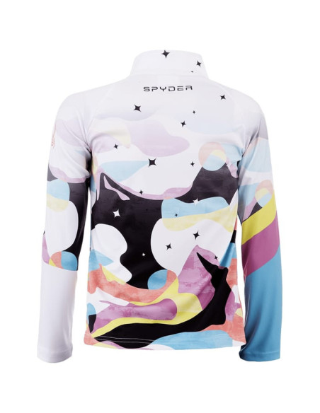 GIRLS SURFACE ZIP T-NECK