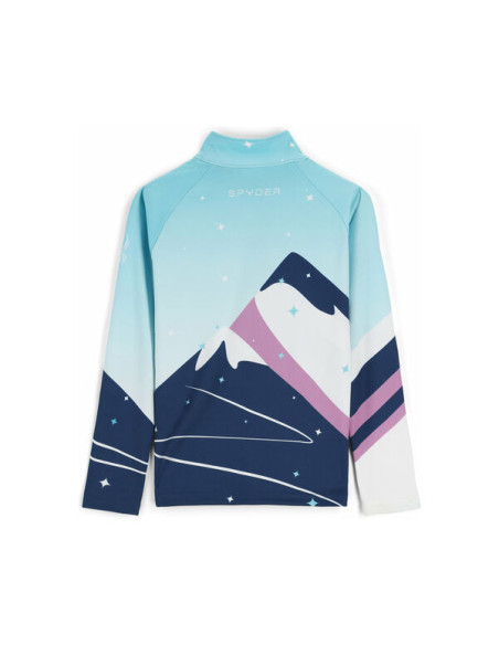 GIRLS SURFACE ZIP T-NECK