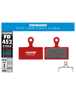 MTB BRAKE PAD SHIMANO XTR 2019 (2P.) - FD496G