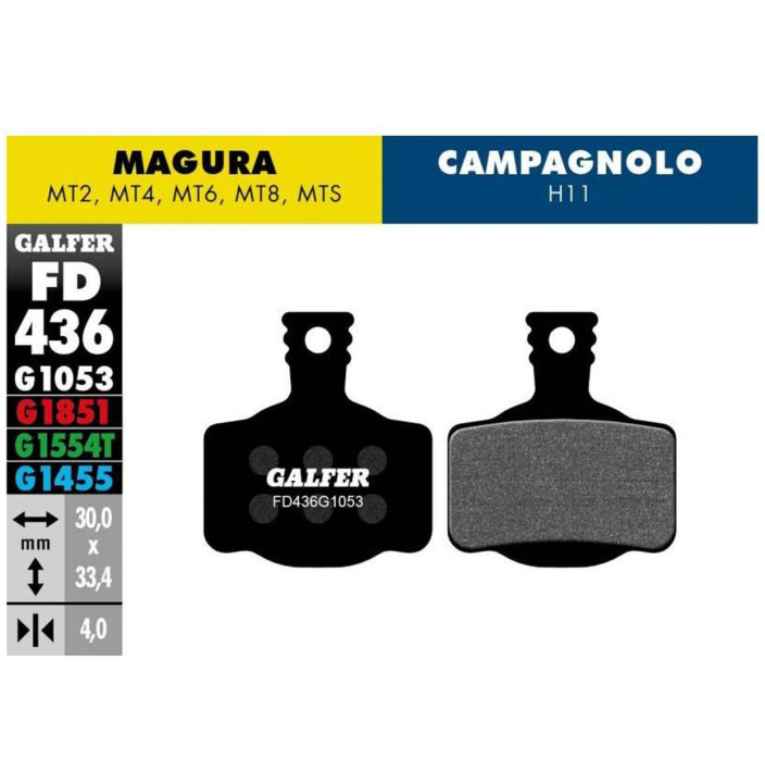 MTB BRAKE PAD MAGURA MT2-4-6-8 - FD436G