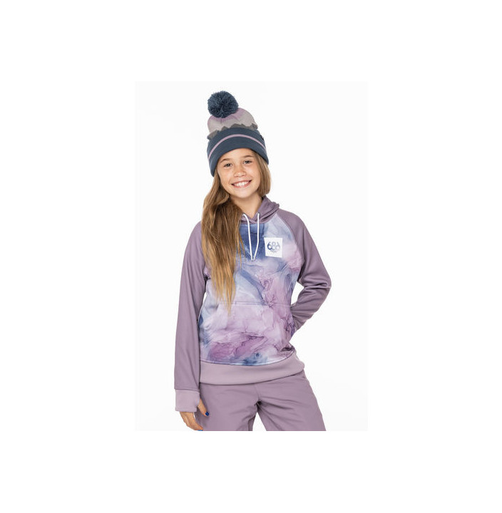 GIRLS BONDED FLC PULLOVR HOODY