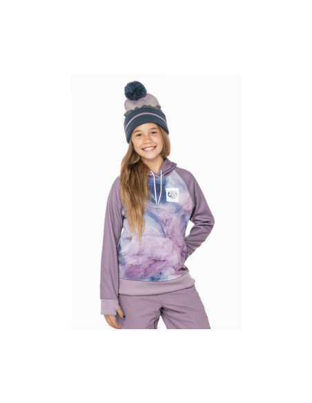 GIRLS BONDED FLC PULLOVR HOODY