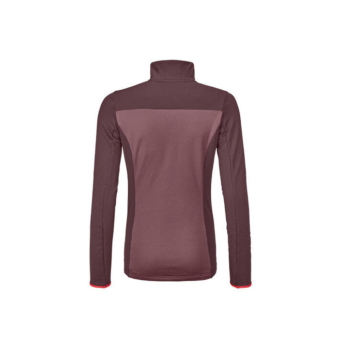 FLEECE LIGHT ZIP NECK W