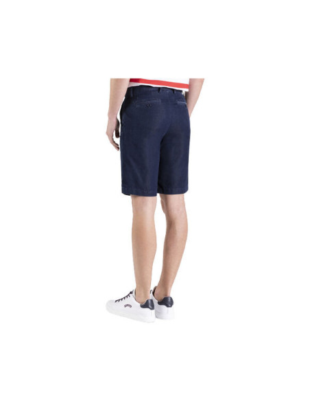 ORGANIC COTTON LIGHT STRETCH BLUE DENIM BERMUDA