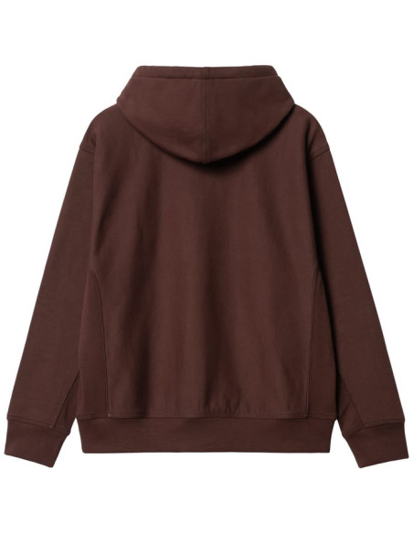 HOODED AMERICAN SCRIPT SWEAT