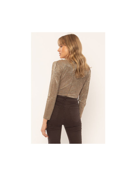 MIDNIGHT L S KNIT BODYSUIT