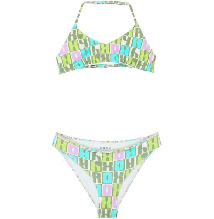 LETTER UP TRI BRA SET