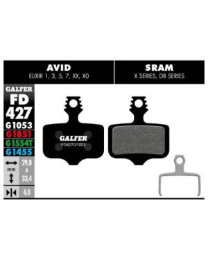 MTB BRAKE PAD AVID ELIXIR - SRAM XX - FD427G