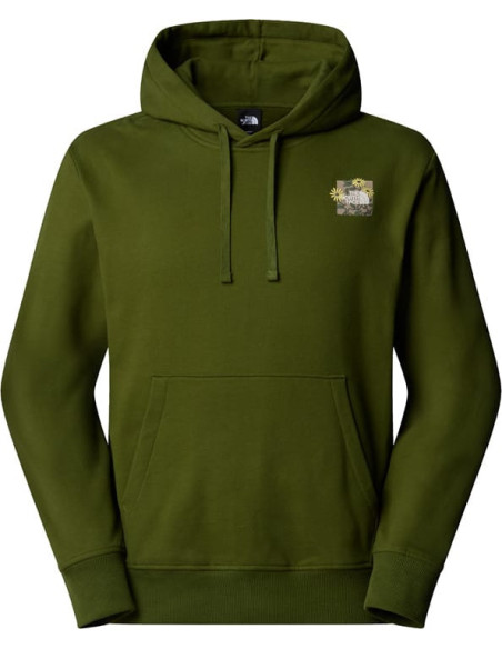 M CONNECT RELAXED HOODED SWEATSHIRT-GRAP