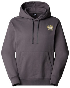 M CONNECT RELAXED HOODED SWEATSHIRT-GRAP