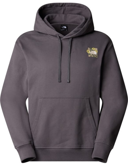 M CONNECT RELAXED HOODED SWEATSHIRT-GRAP