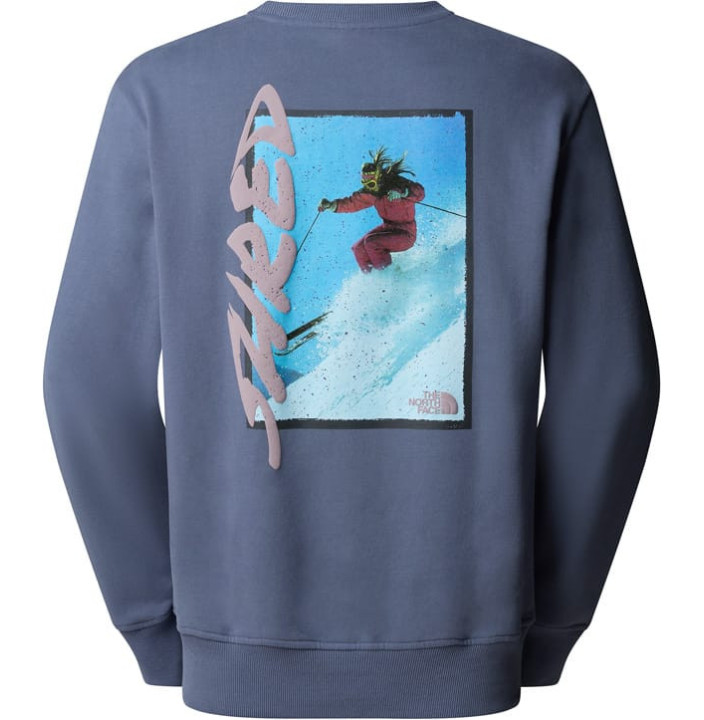 U NSE SLOPES RELAXED CREW SWEATSHIRT-GRA