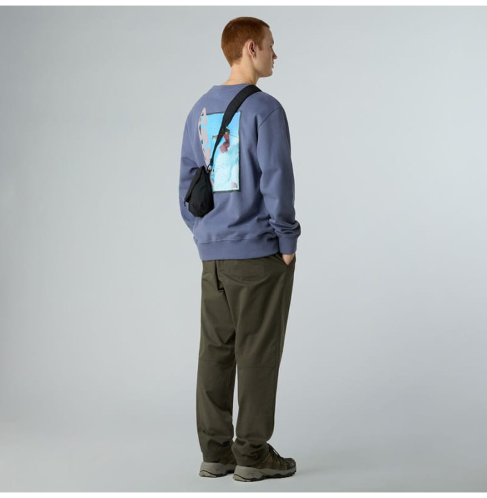 U NSE SLOPES RELAXED CREW SWEATSHIRT-GRA